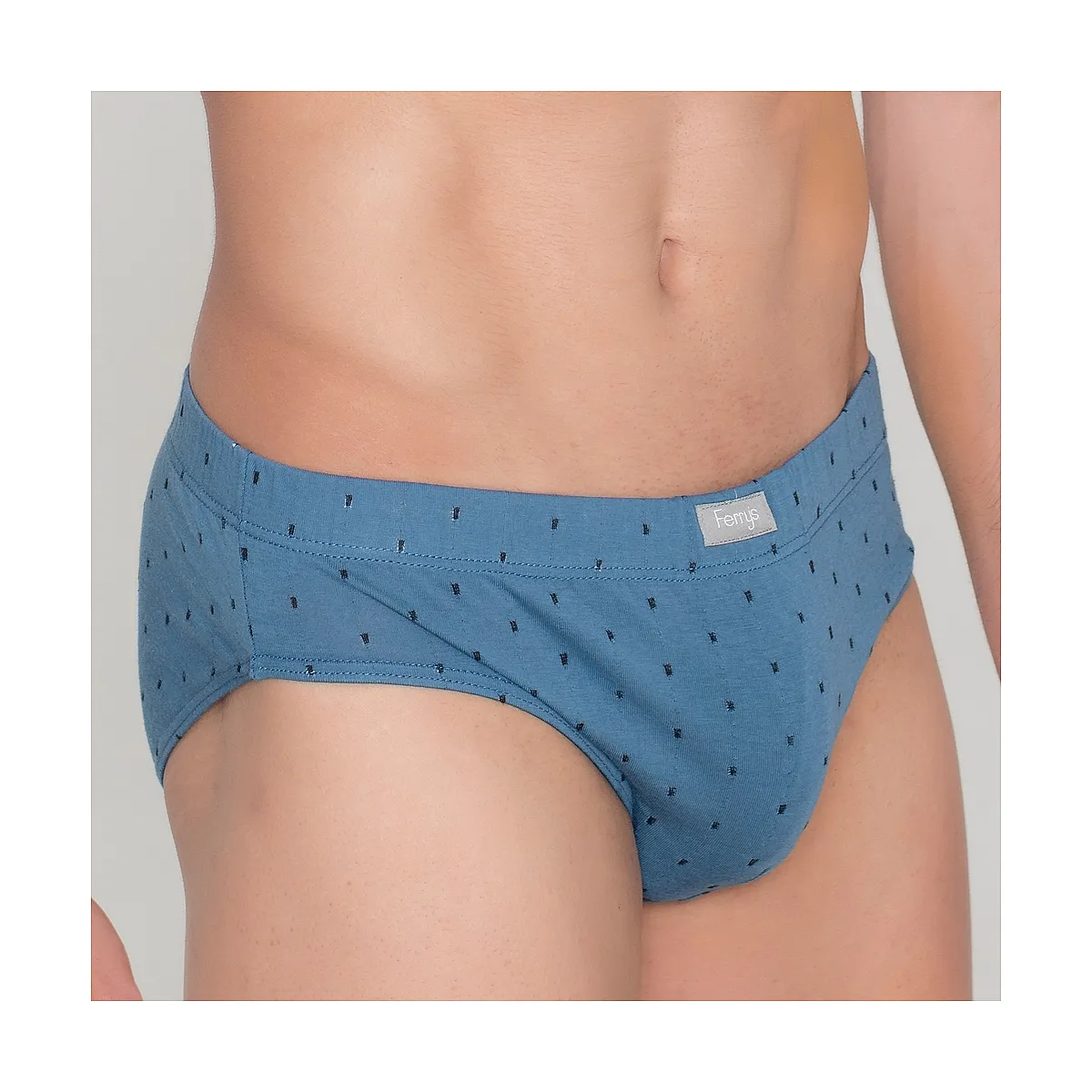5491b CLOSED SLIP WITH DOTS EMBROIDERY