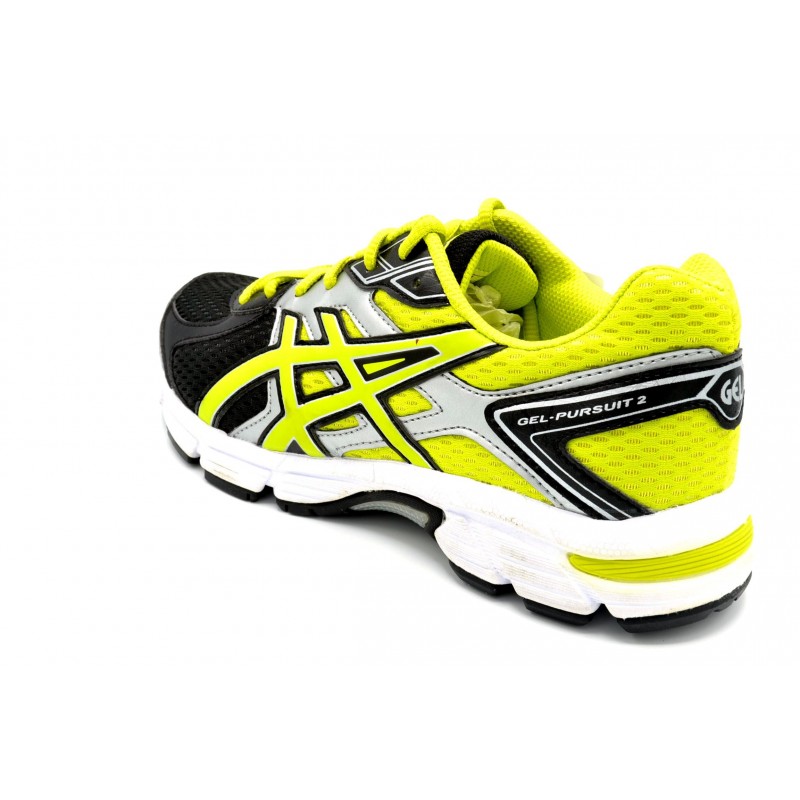 ASICS GEL PURSUIT 2 BLACK LIME  ZAPATILLA DE RUNNING