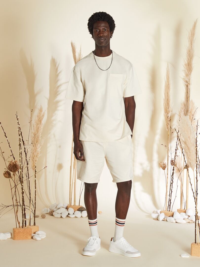 BERMUDAS DE CHáNDAL LIGERAS  BLANCO