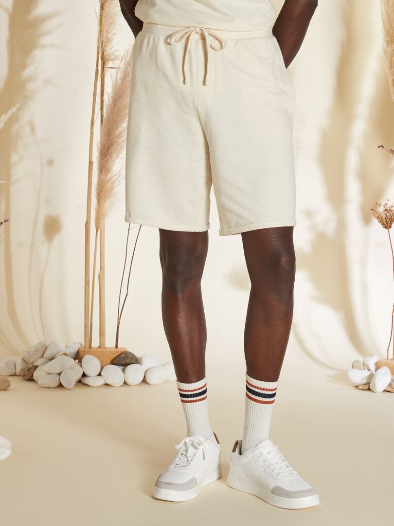 BERMUDAS DE CHáNDAL LIGERAS  BLANCO