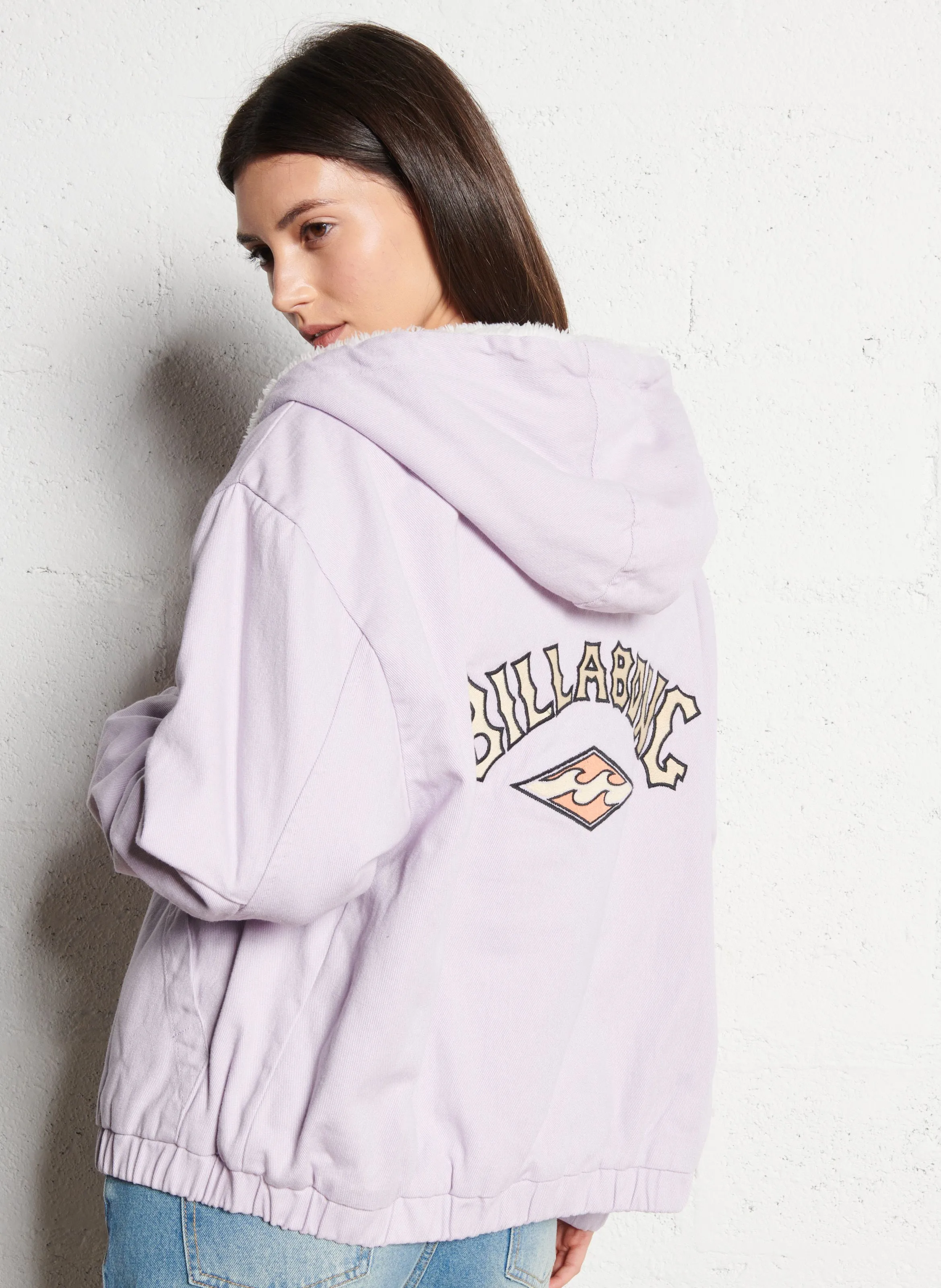 BILLABONG MY SINCE  CHAQUETA DE ALGODóN CON AJUSTE HOLGADO EN ROSA