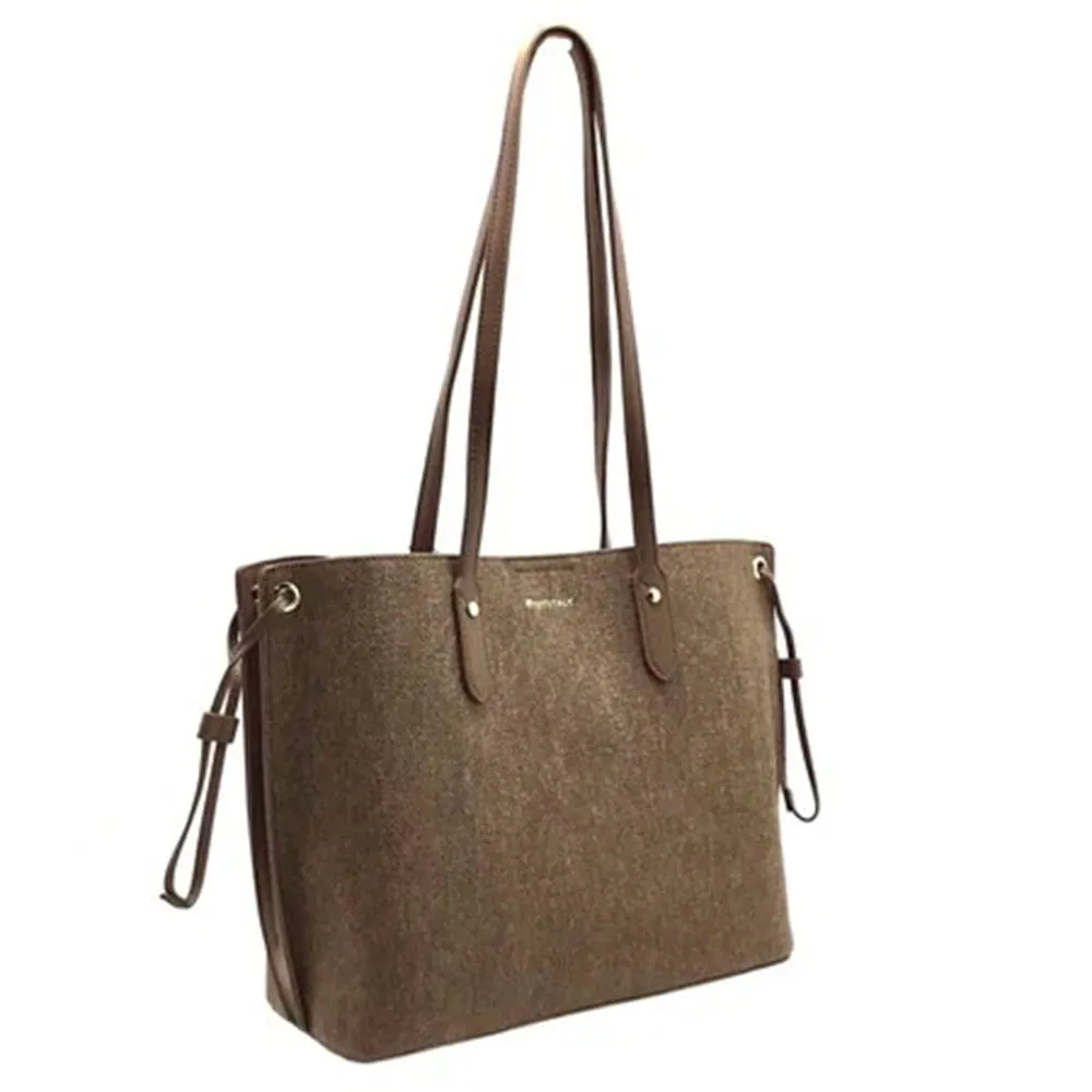 BOLSO TOTE CON TEXTURA MM ITALY Z23253