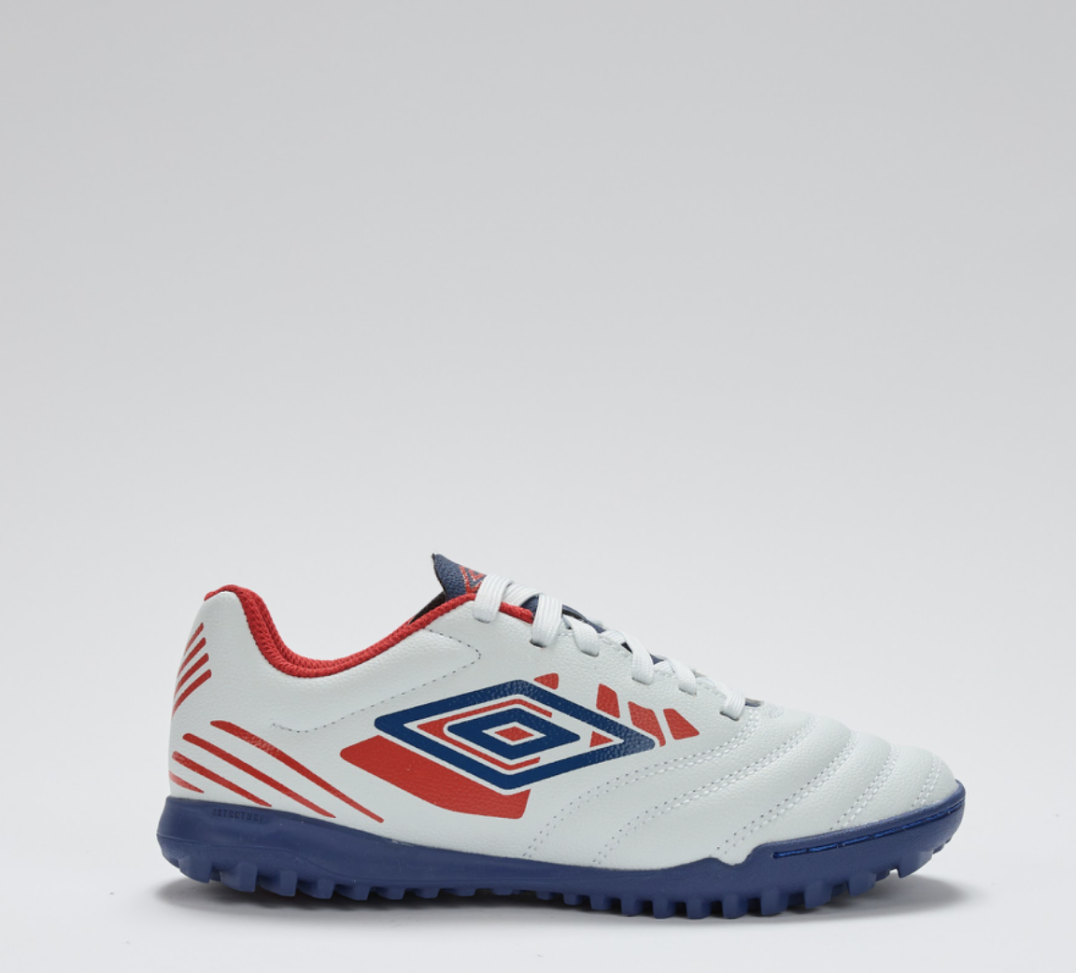 BOTA DE FUTBOL UMBRO TOCCO IV LEAGUE TF  JUNIOR BIT OF BLUE / ESTATE BLUE / ROCOCCO RED