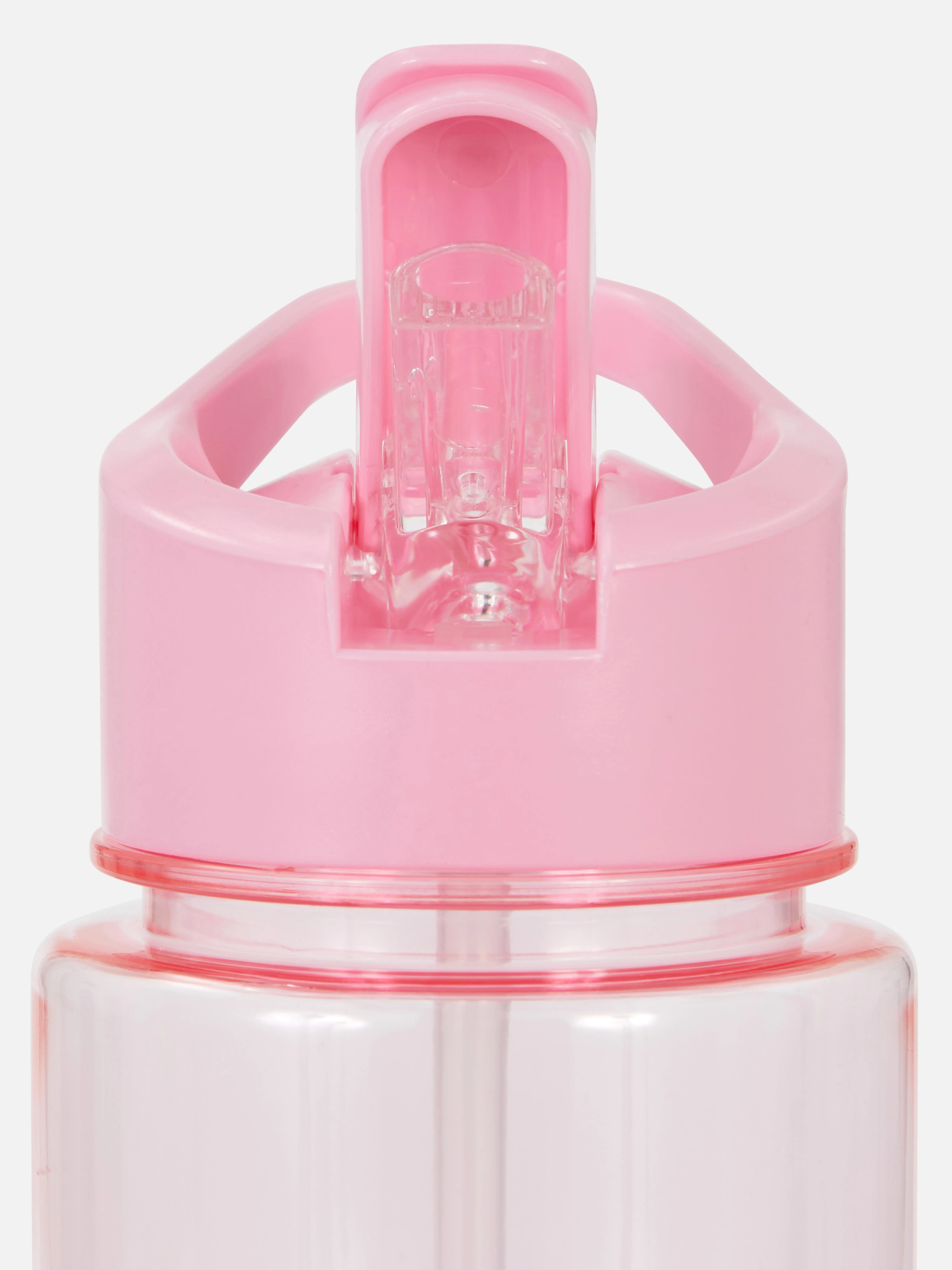 Botella de agua con pajita incorporada