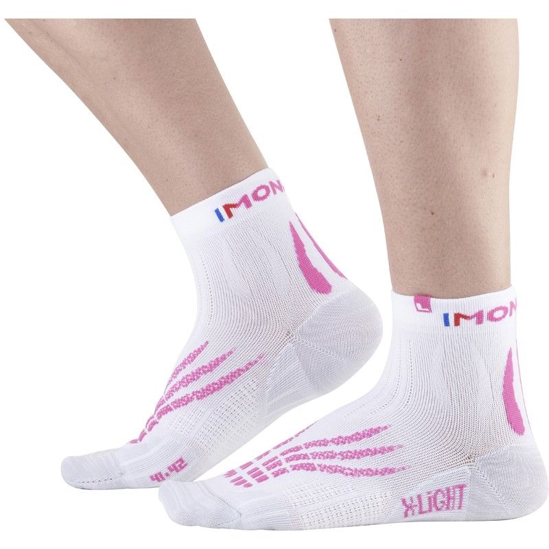 CALCETINES TRAIL/RUNNING MONNET RUN XLIGHT (BLANCO ROSA)