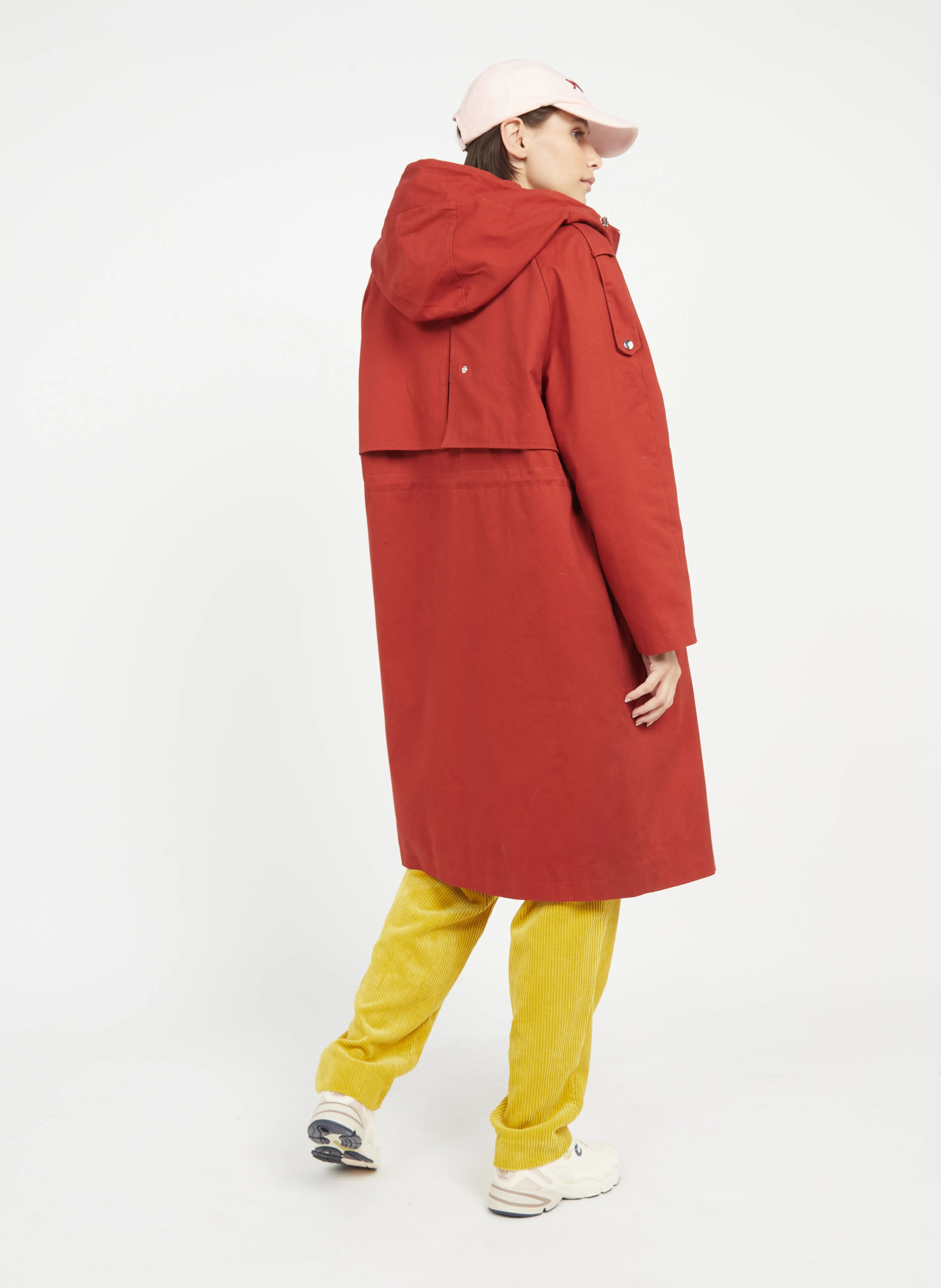 CHARLY  PANTALóN DE PANA DE TALLE MEDIO ALTO EN AMARILLO