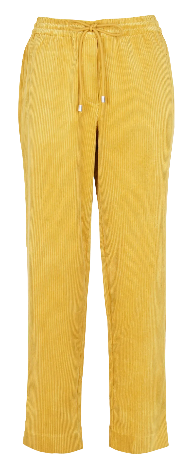 CHARLY  PANTALóN DE PANA DE TALLE MEDIO ALTO EN AMARILLO