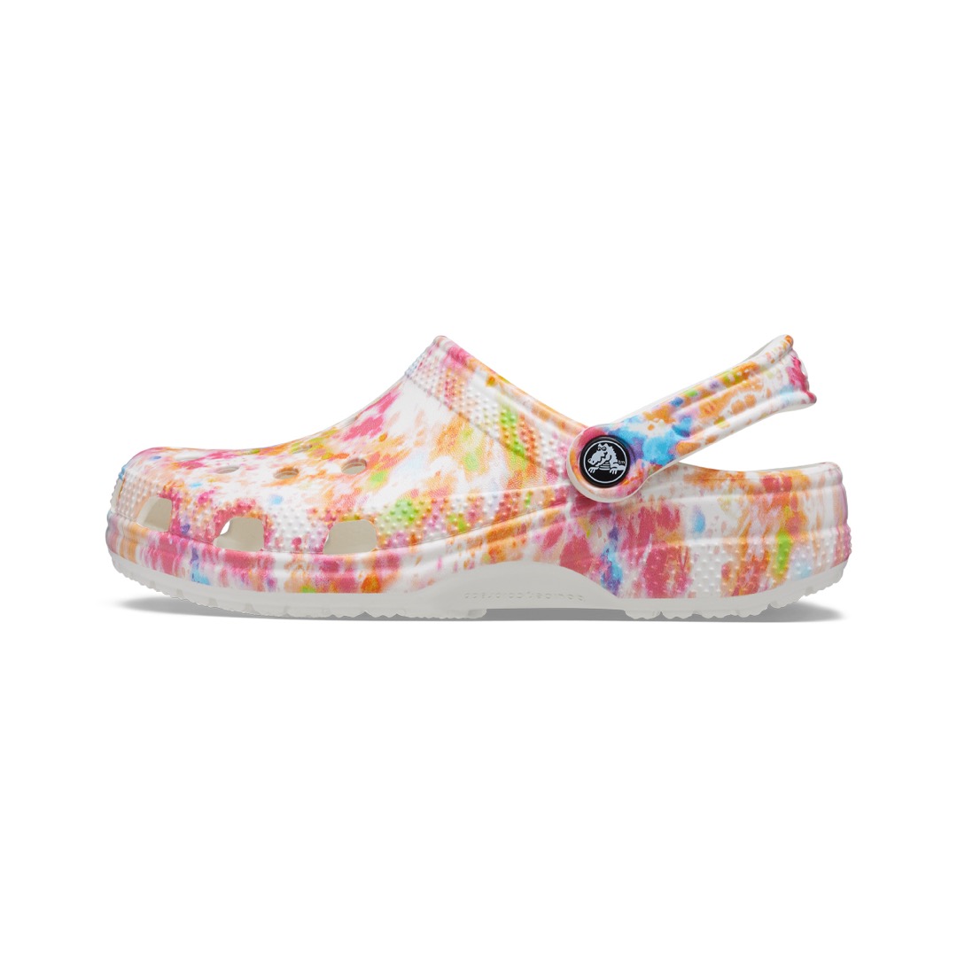 CLOGS CROCS CLASSIC TIEDYE ORANGE ZING/MULTI