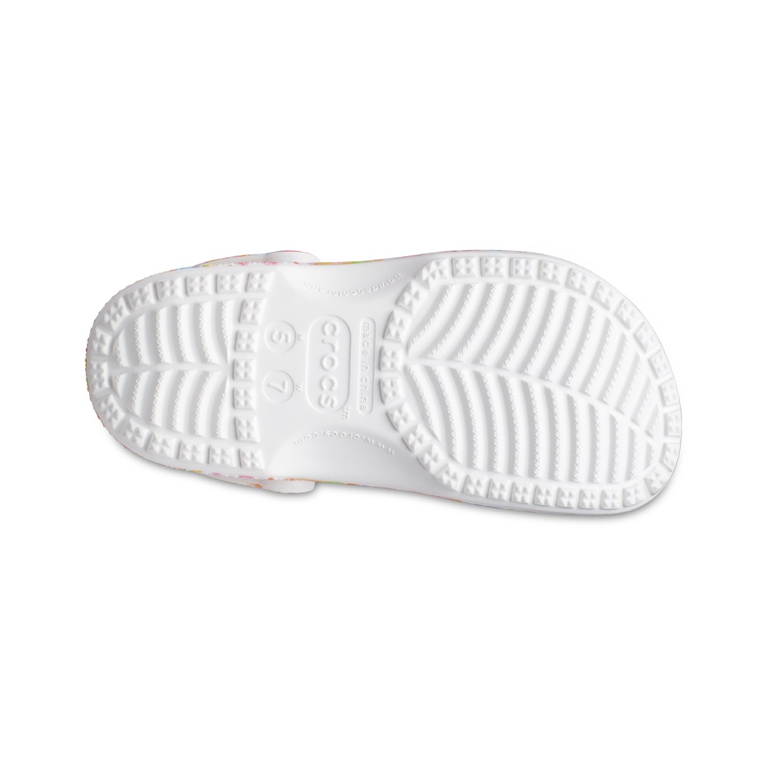 CLOGS CROCS CLASSIC TIEDYE ORANGE ZING/MULTI