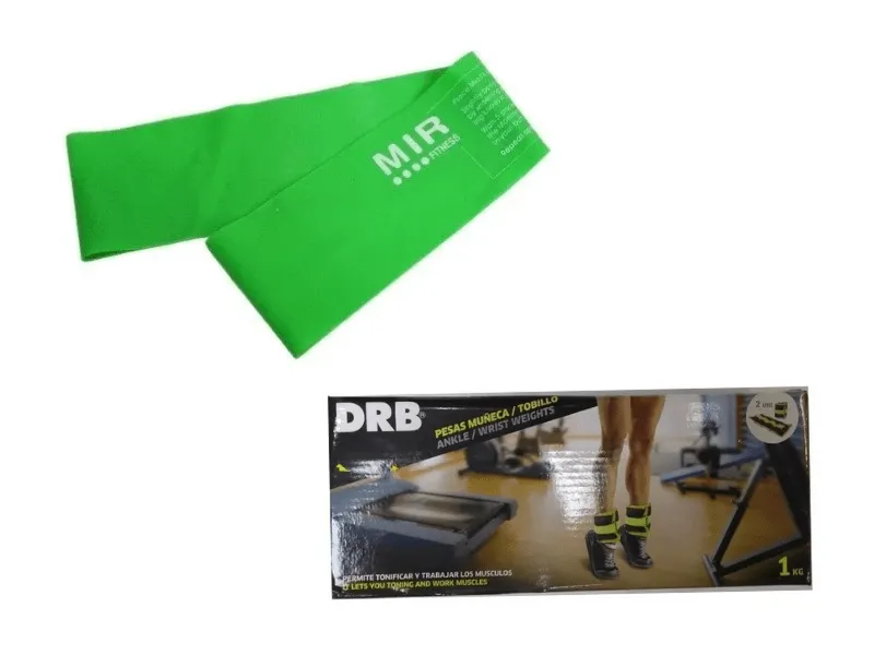 COMBO GYM!! PESAS TOBILLERAS MUñEQ. + BANDA CIRCULAR VD