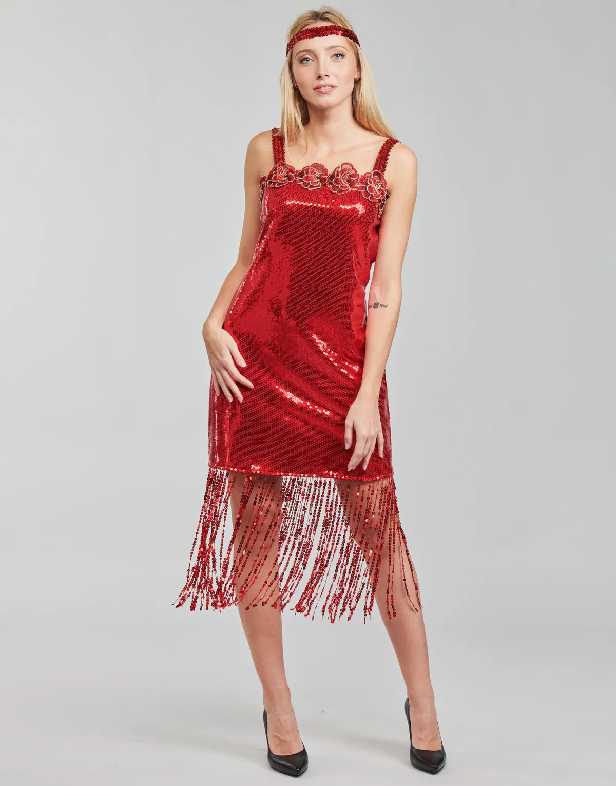 COSTUME ADULTE FLAPPER SCARLETT