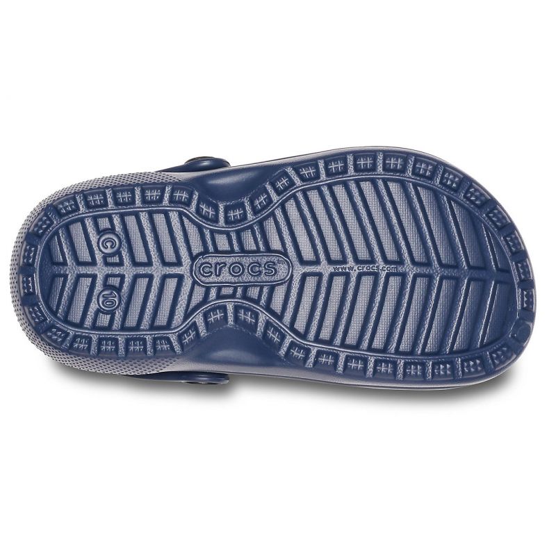 CROCS CLASSIC FUZZLINED CLOG (AZUL MARINO / CARBóN)  NIñOS