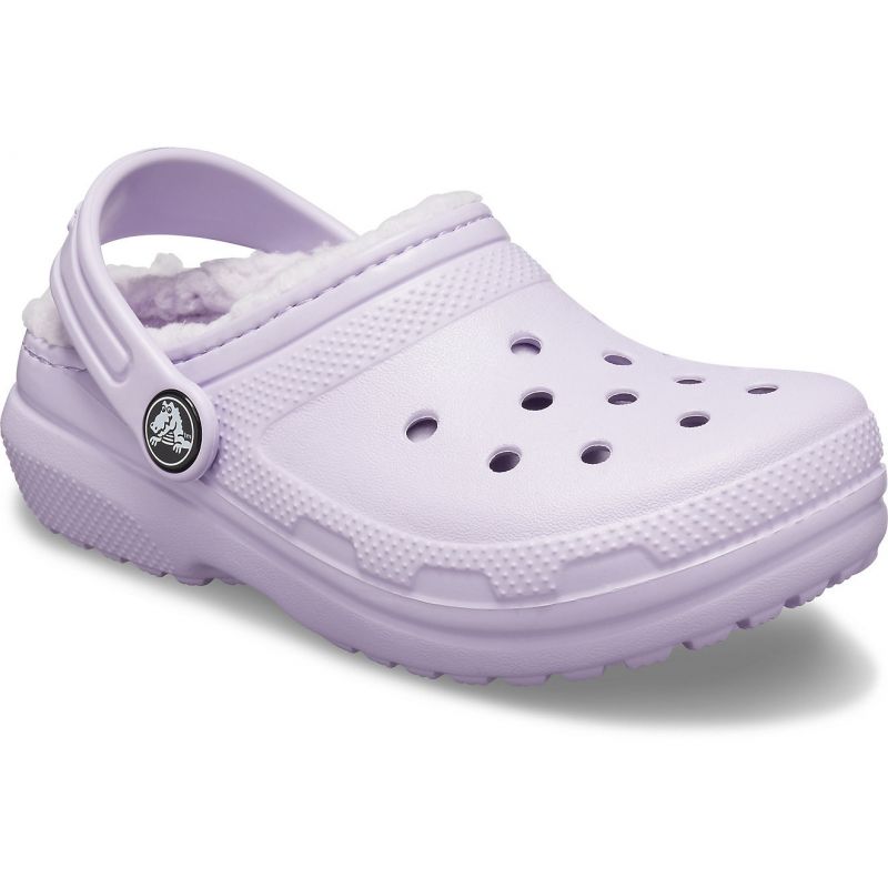 CROCS CLASSIC FUZZLINED CLOG  (LAVANDA)  NIñOS