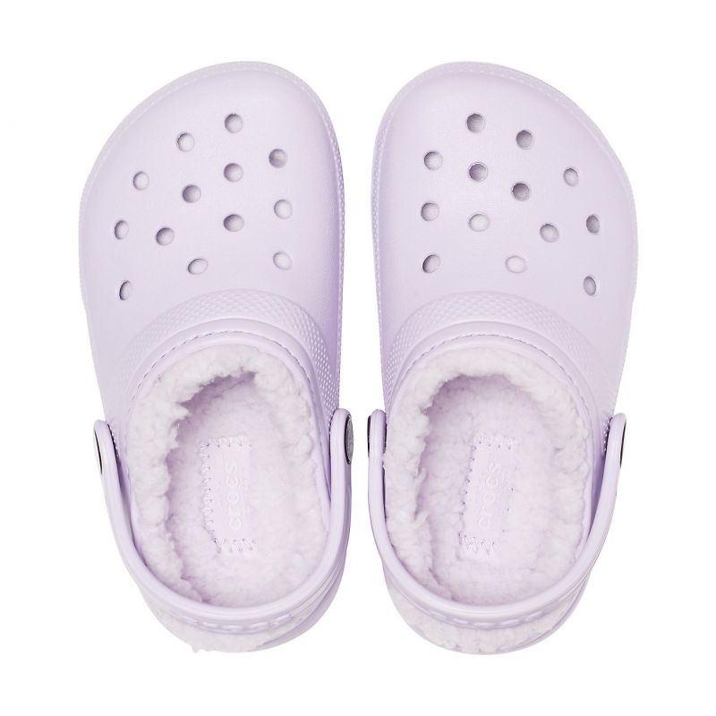 CROCS CLASSIC FUZZLINED CLOG  (LAVANDA)  NIñOS