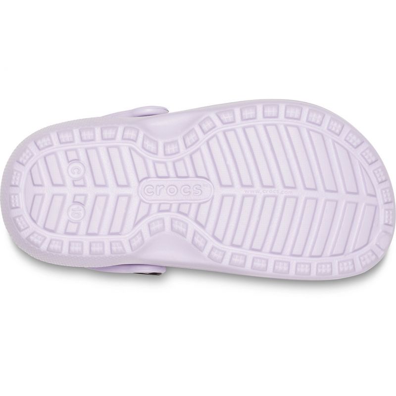 CROCS CLASSIC FUZZLINED CLOG  (LAVANDA)  NIñOS