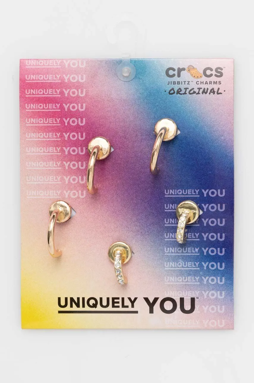 CROCS SUMMER NOSTALGIA GOLD 5PACK PINS