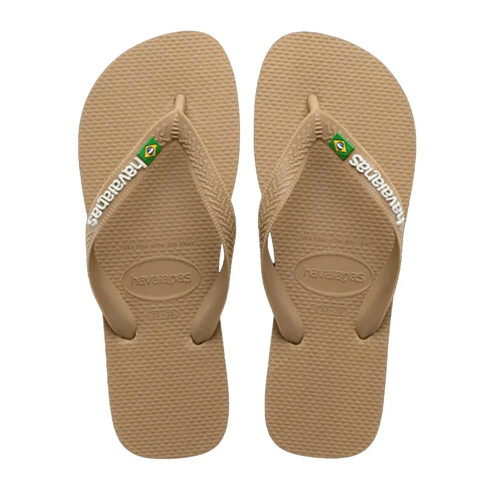 HAVAIANAS OJOTAS MUJER  BRASIL LOGO 3581 ROSE GOLD