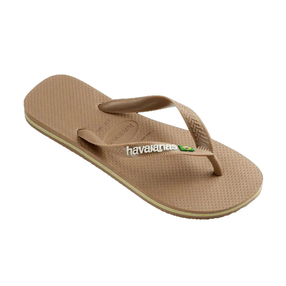 HAVAIANAS OJOTAS MUJER  BRASIL LOGO 3581 ROSE GOLD