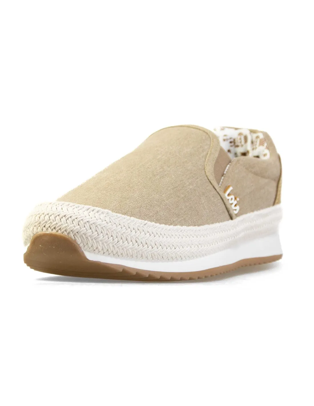 LOIS  ZAPATILLAS TAUPE 61330 HOMBRE