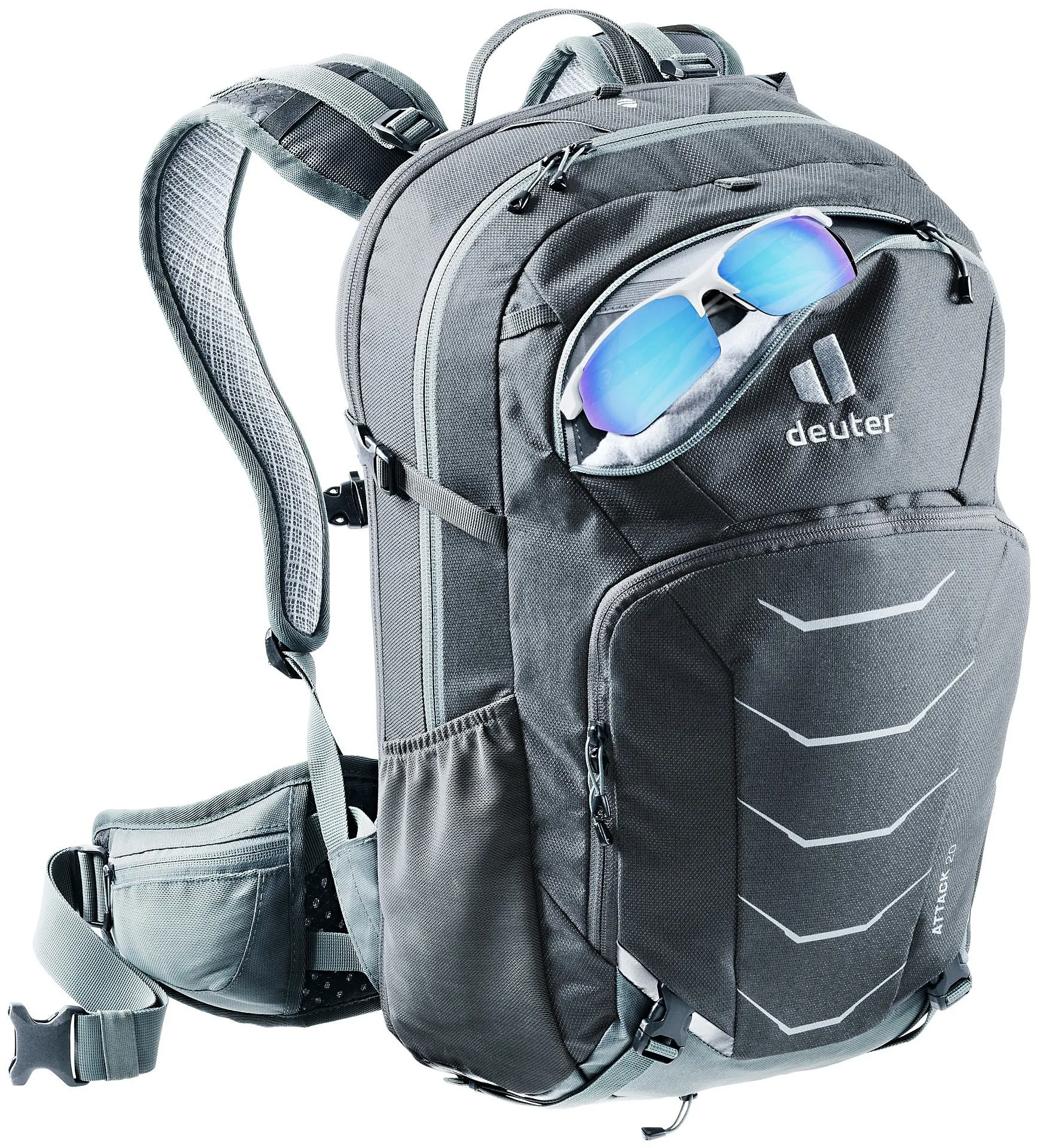 MOCHILA DEUTER ATTACK 20  GRAPHITE/SHALE