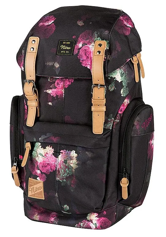 MOCHILA NITRO DAYPACKER  BLACK ROSE  WOMEN´S