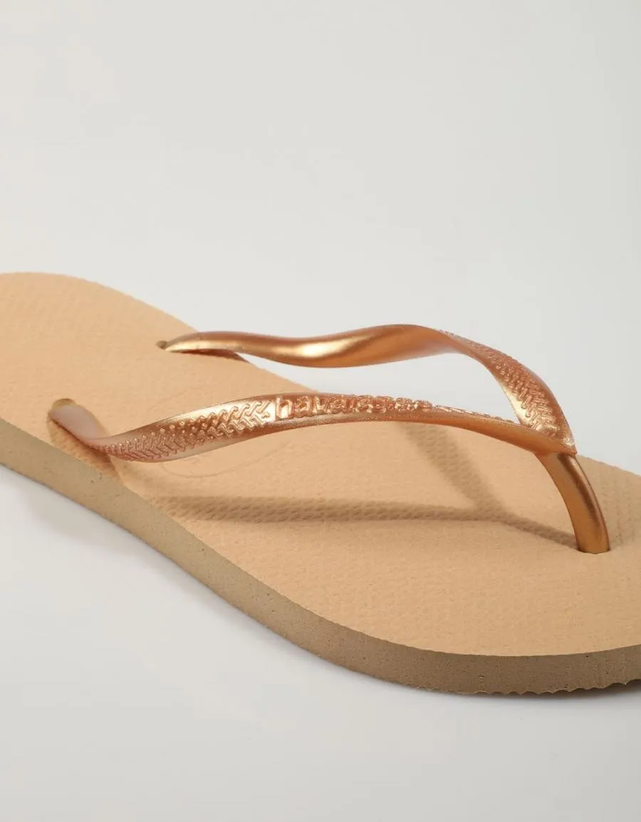  nu pieds HAVAIANAS Slim en Platine 79267