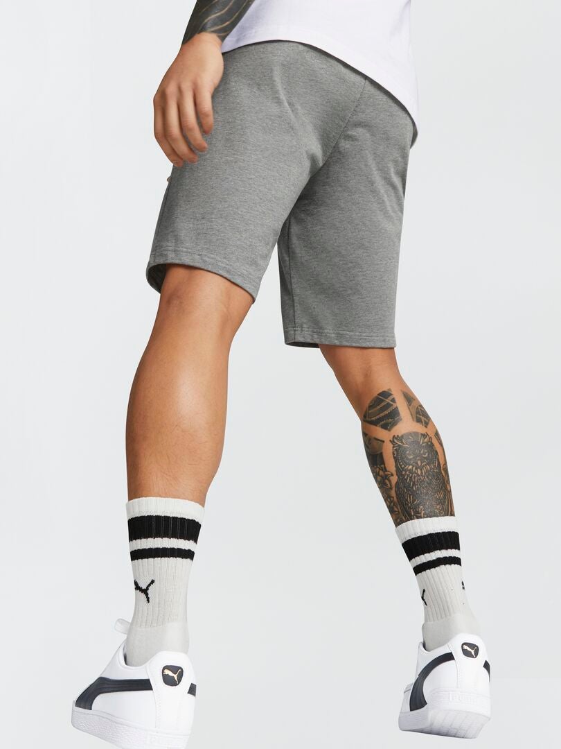 PANTALóN CORTO DE ALGODóN 'PUMA'  GRIS