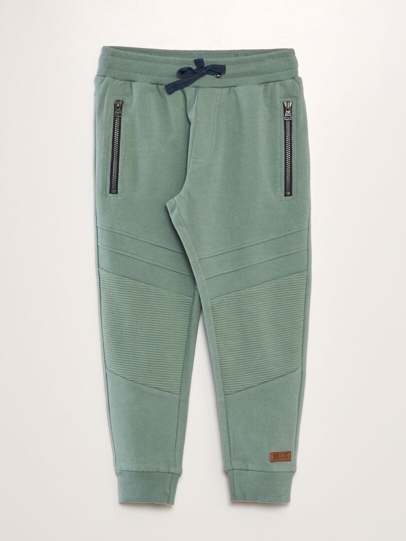 PANTALóN DE CHáNDAL CON BOLSILLOS DE CREMALLERA  VERDE