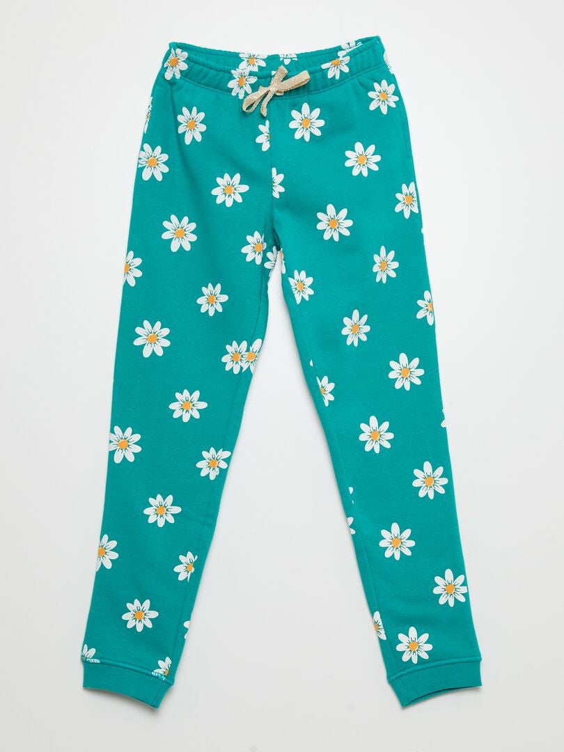 PANTALóN DE CHáNDAL ESTAMPADO  VERDE