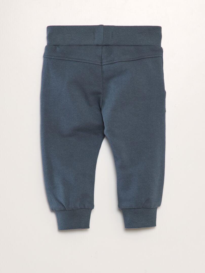 PANTALóN DE CHáNDAL LISO DE PUNTO  AZUL