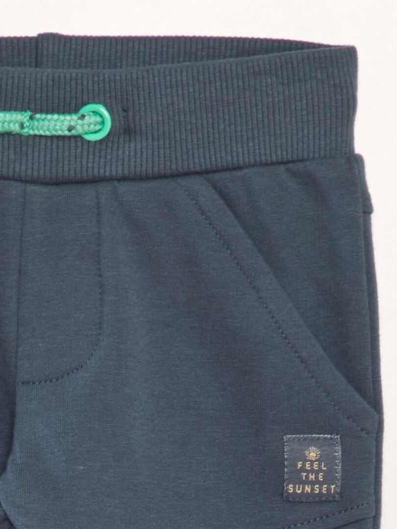 PANTALóN DE CHáNDAL LISO DE PUNTO  AZUL