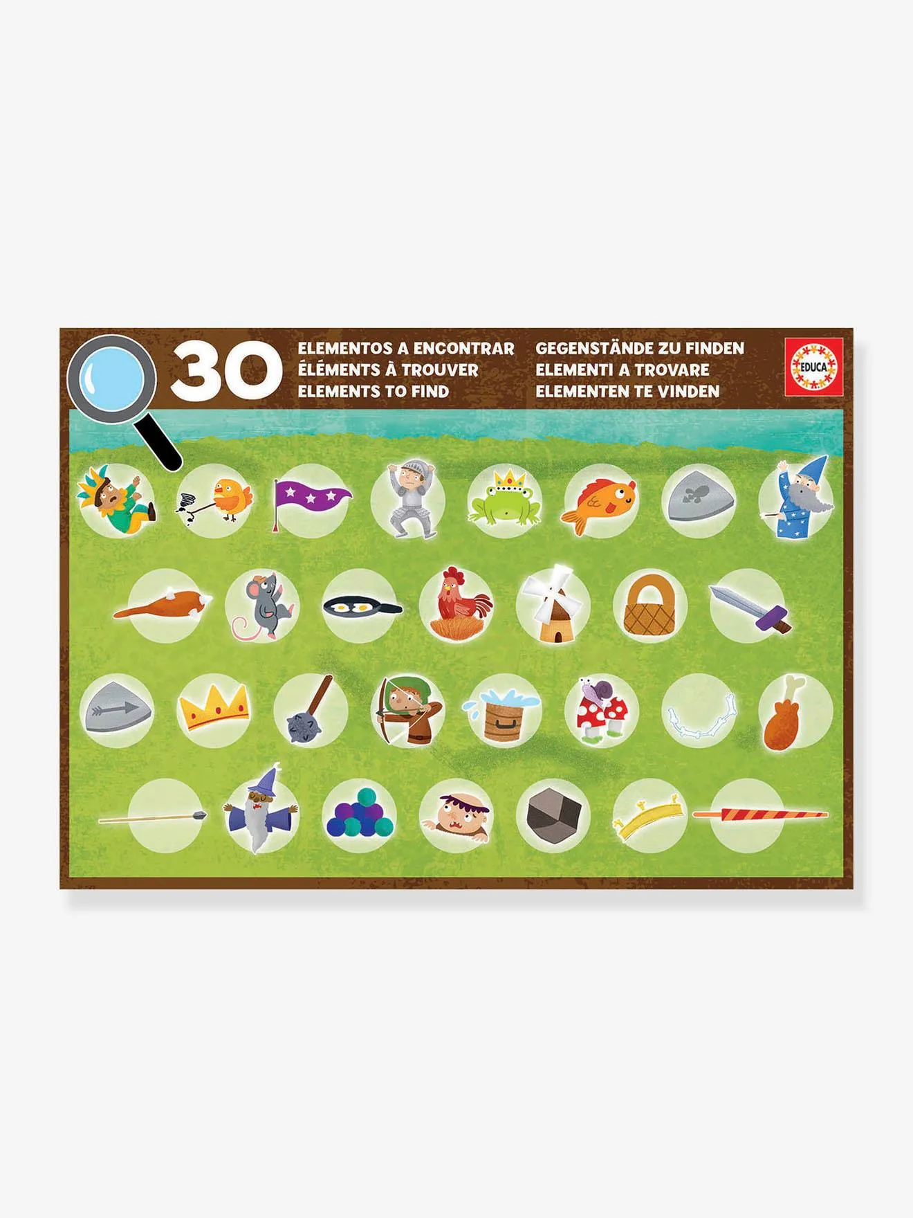 PUZZLE 50 PIEZAS DETECTIVE CASTILLO  EDUCA