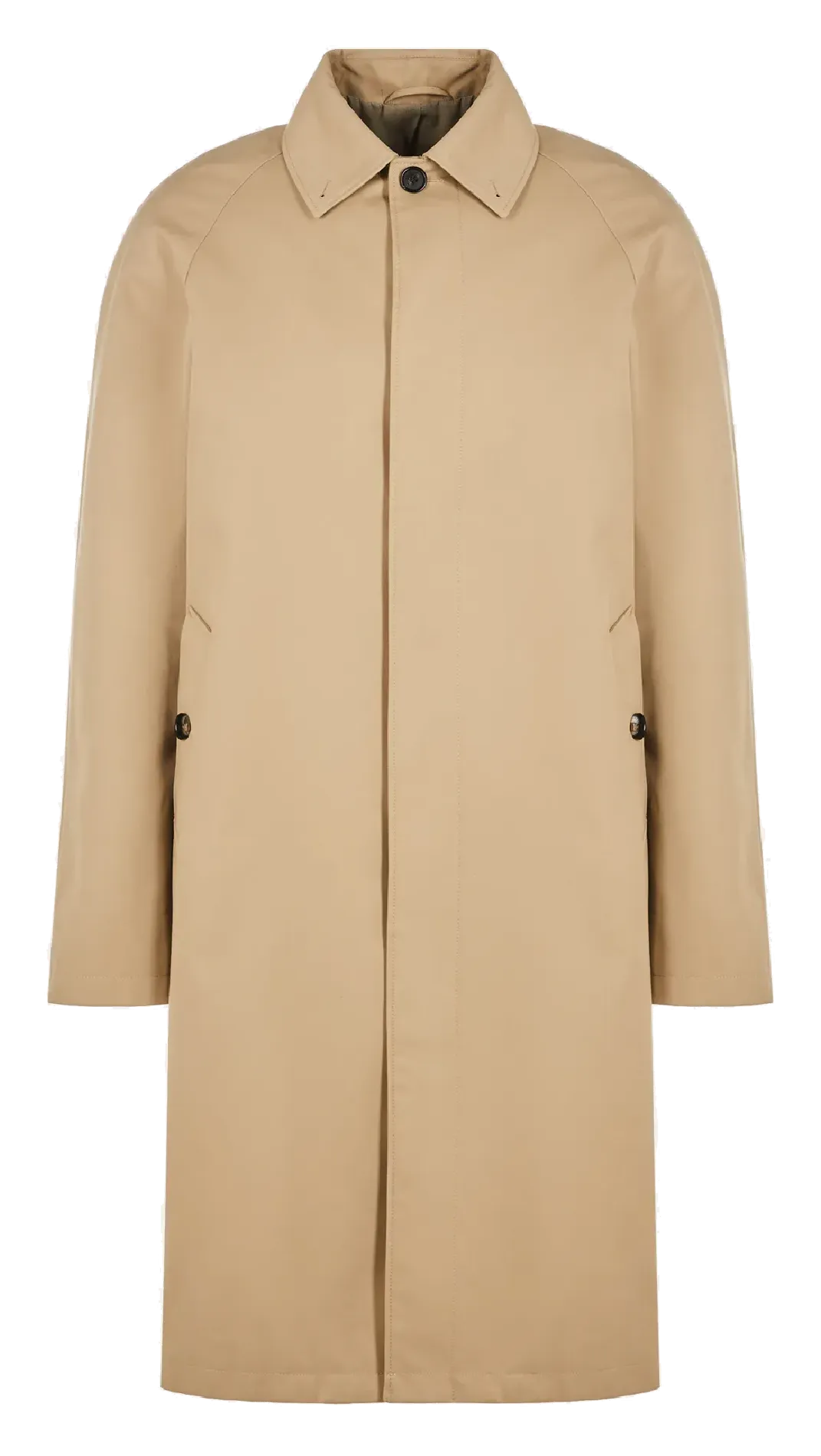 SAISON 1865 ABYM  CHAQUETA MIDI RECTA EN BEIGE