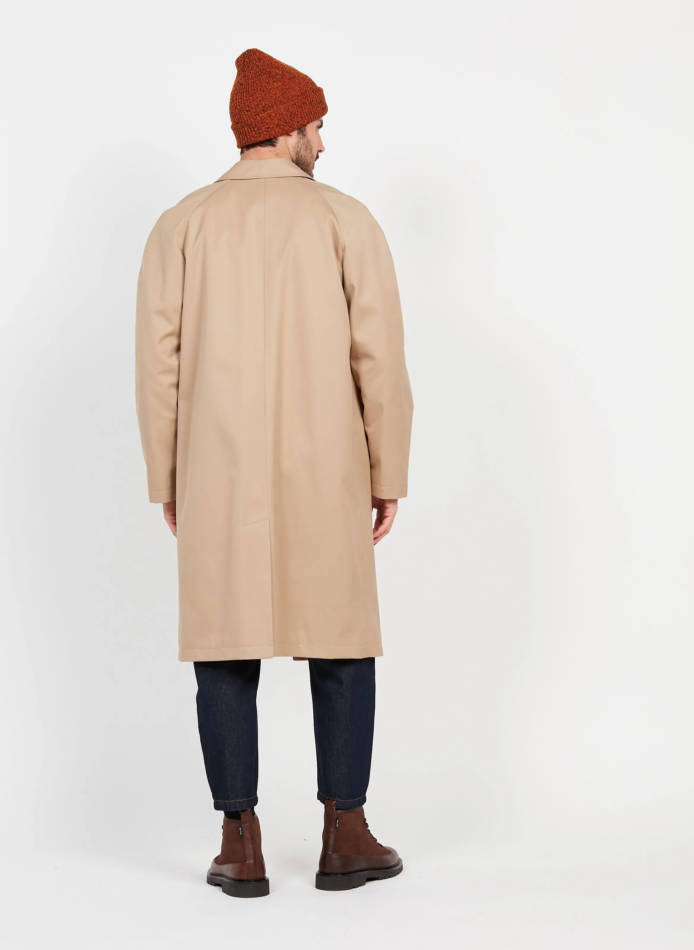 SAISON 1865 ABYM  CHAQUETA MIDI RECTA EN BEIGE
