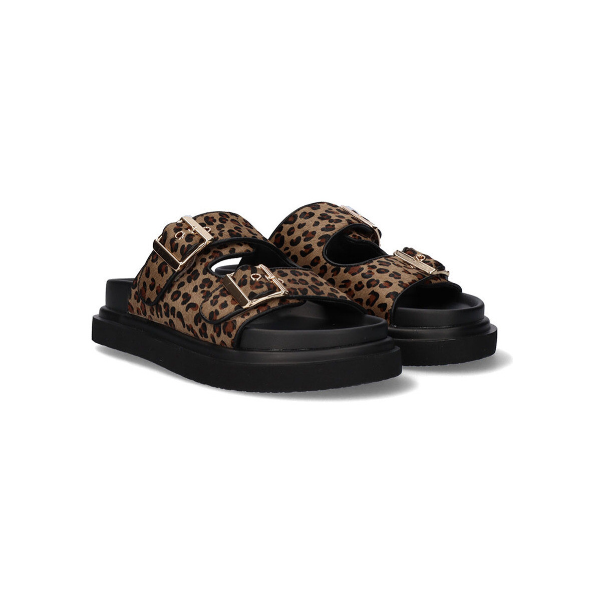 SANDALIA PLANA EXÉ HS530232 LEOPARD BEIGE