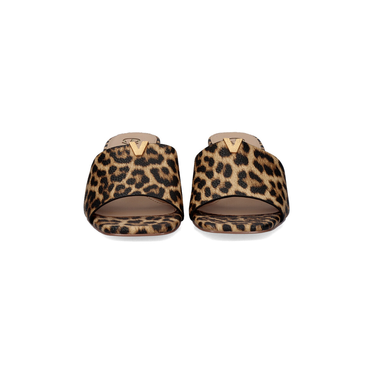 SANDALIA TACÓN BAJO ISABEL572 LEOPARD