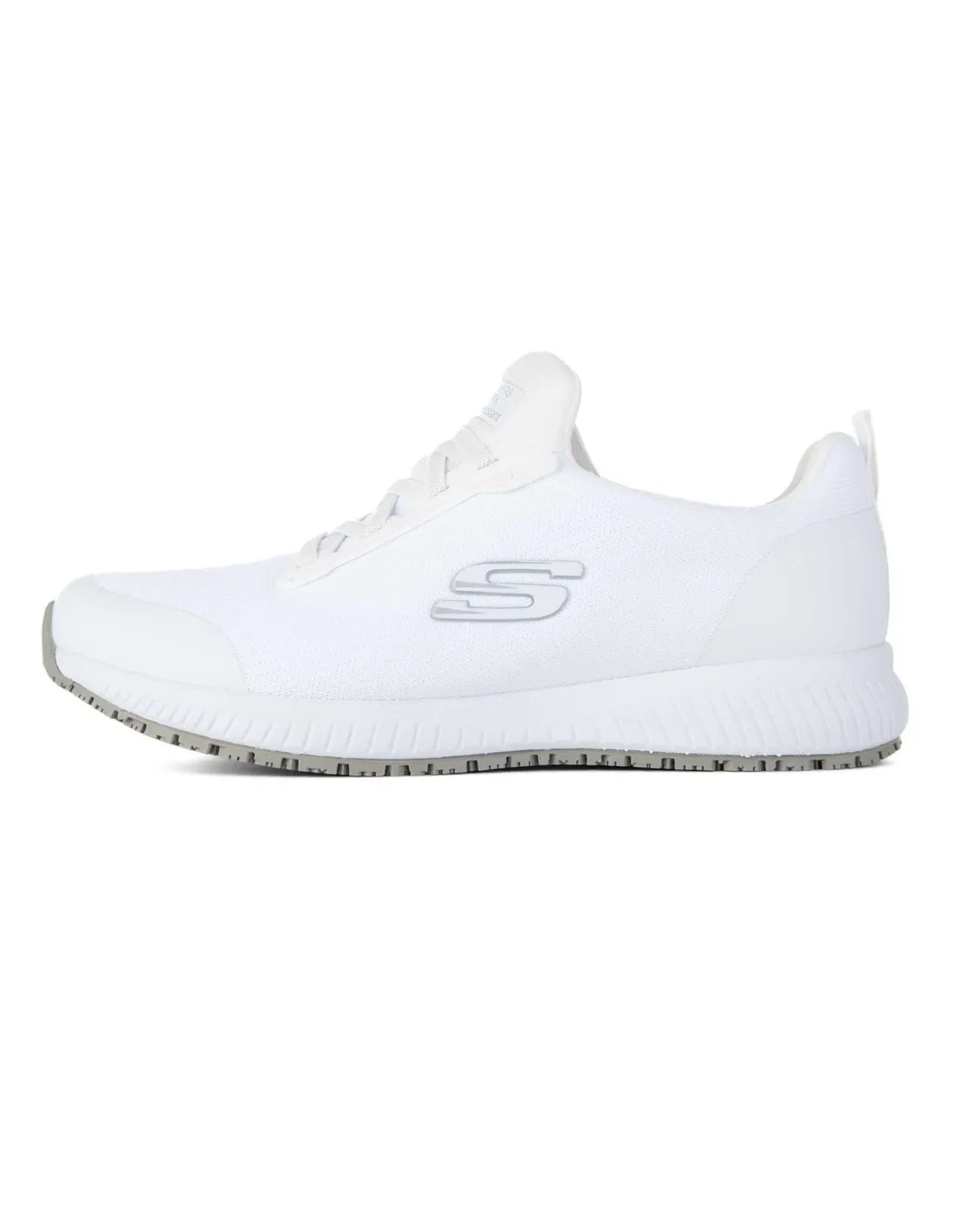 SKECHERS  ZAPATILLAS BLANCAS SQUAD SR WORK MUJER