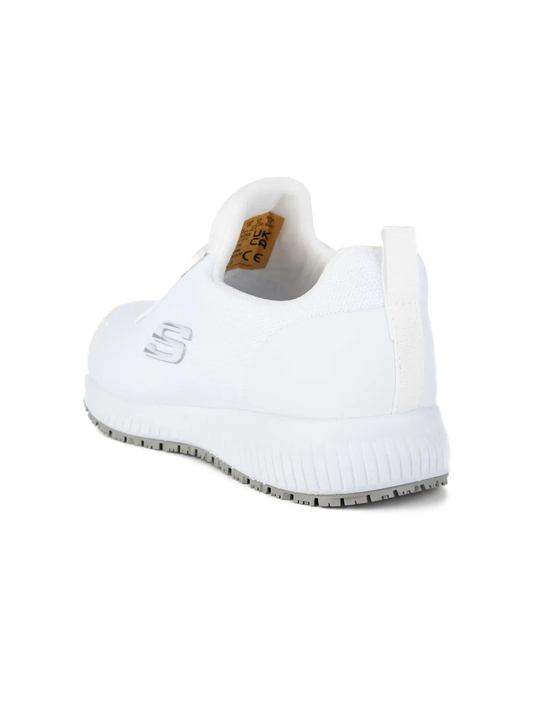 SKECHERS  ZAPATILLAS BLANCAS SQUAD SR WORK MUJER