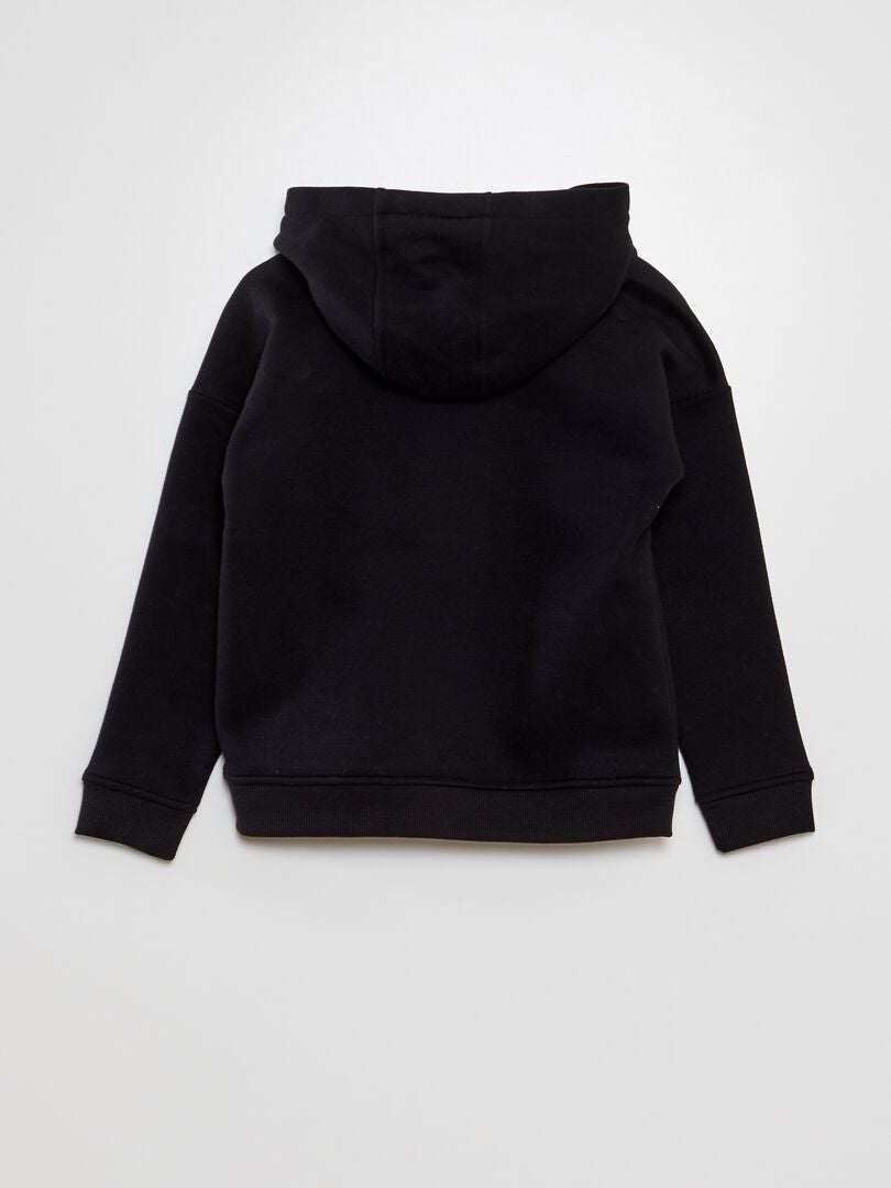 SUDADERA DE CHáNDAL CON CAPUCHA  NEGRO