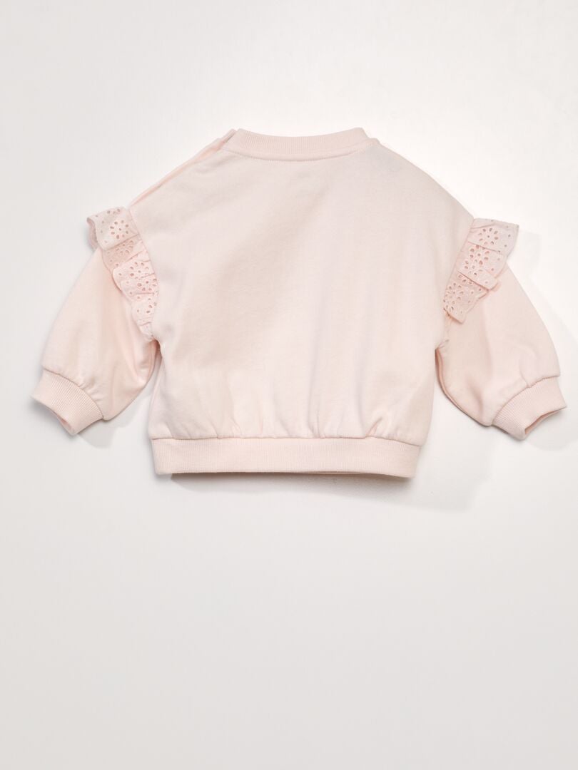 SUDADERA DE CHáNDAL CON VOLANTES 'STAR WARS'  ROSA