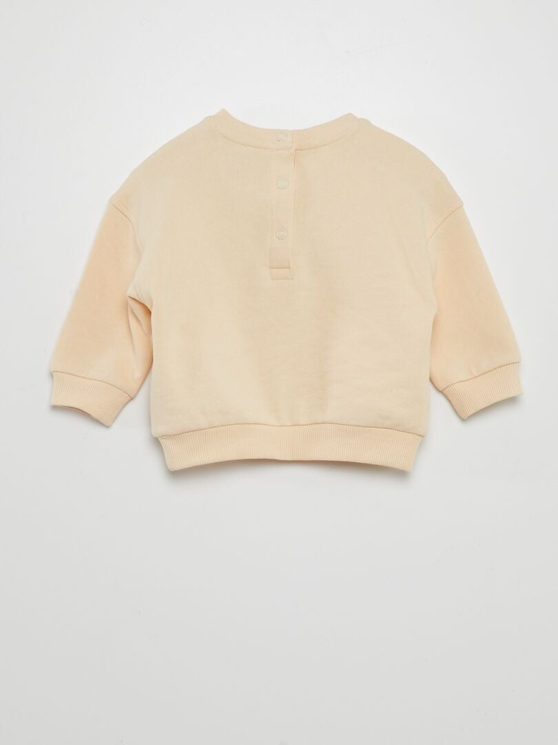 SUDADERA DE CHáNDAL  GRAFIK EDITION  BEIGE
