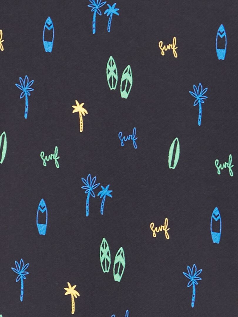 SUDADERA ESTAMPADA DE CHáNDAL  NEGRO