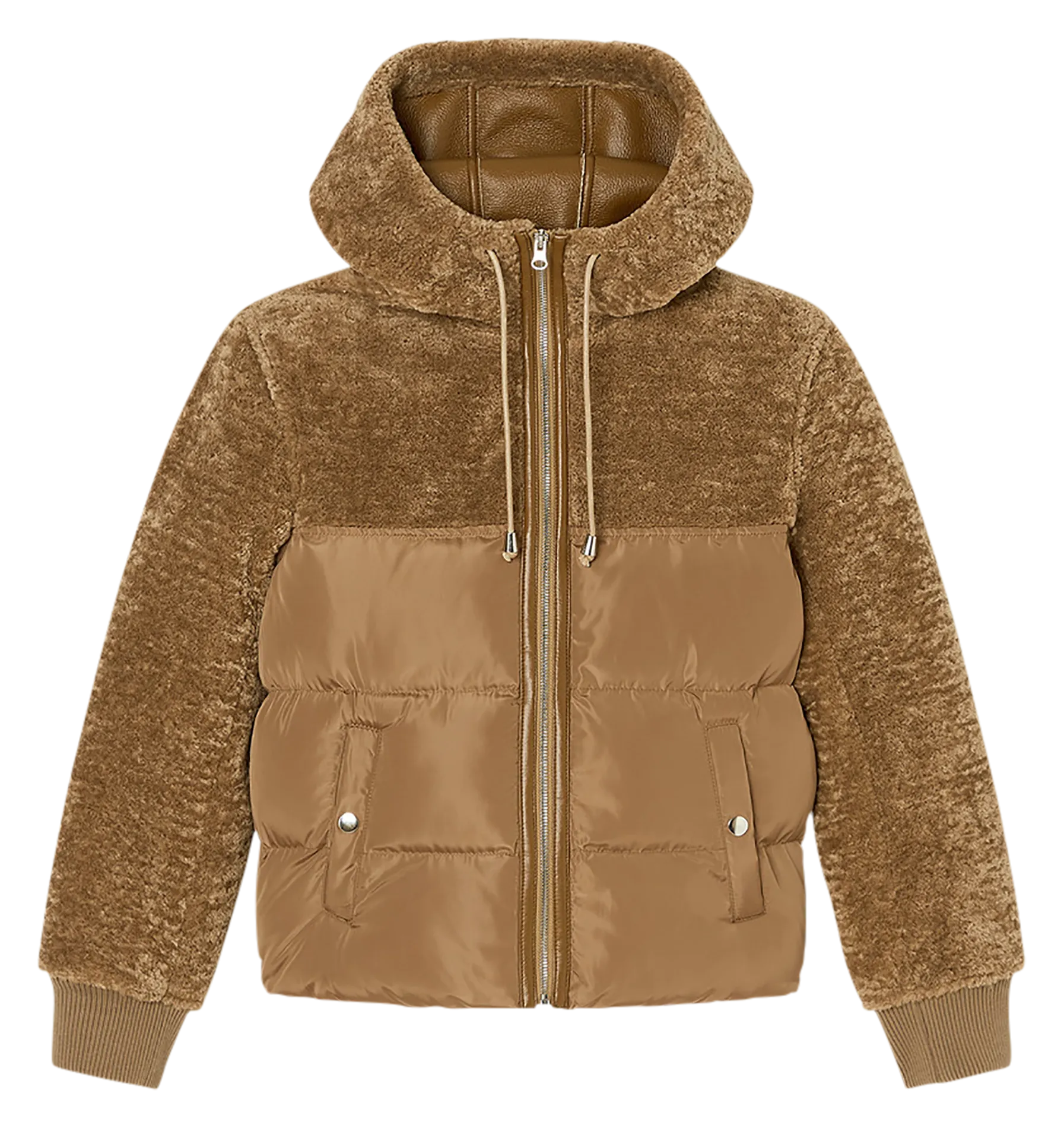 ZAPA MEY  CHAQUETA CON CUELLO ALTO EN BLANCO