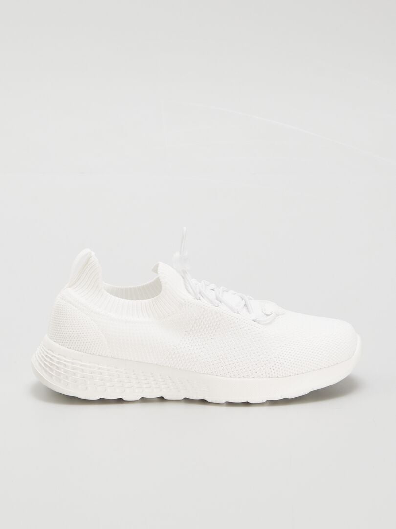 ZAPATILLAS DE MALLA  BLANCO