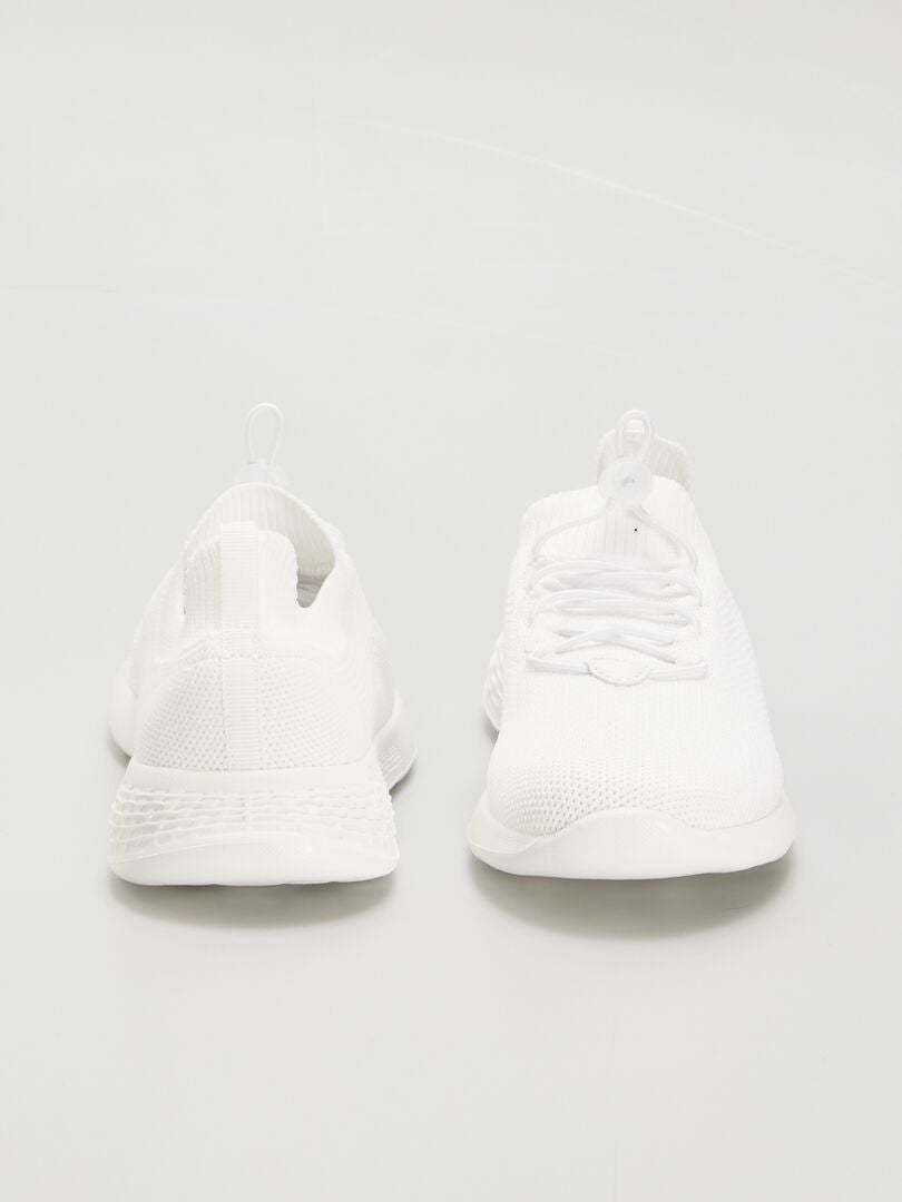 ZAPATILLAS DE MALLA  BLANCO