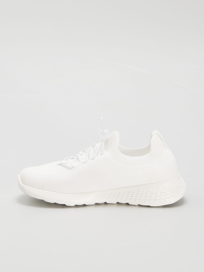 ZAPATILLAS DE MALLA  BLANCO