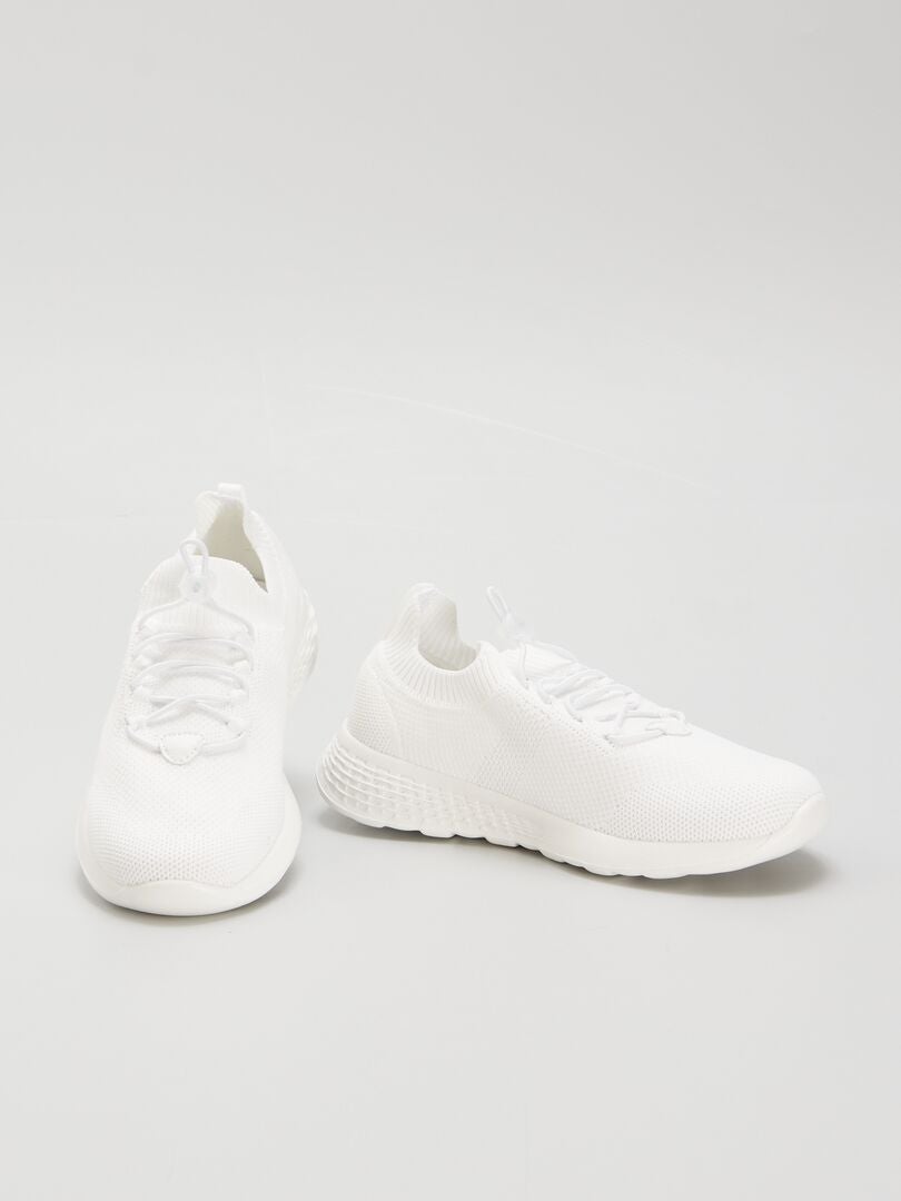 ZAPATILLAS DE MALLA  BLANCO