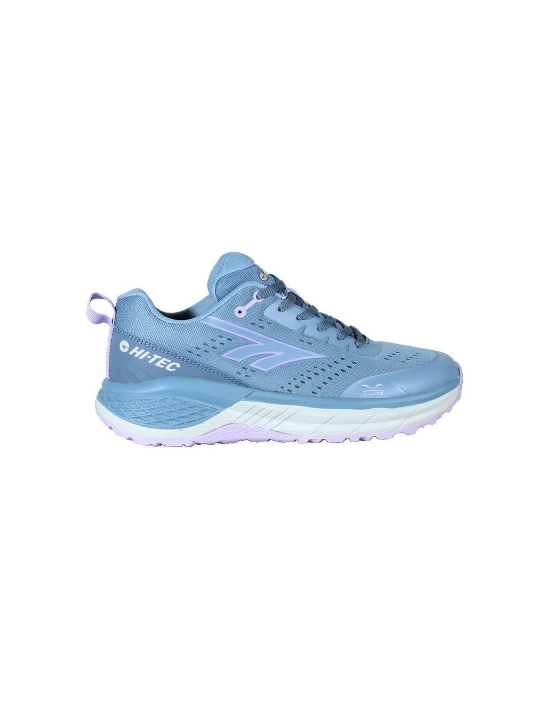 ZAPATILLAS DE MONTAñA HITEC TRAIL ENDURO FLINT STONE/PURPLE/ROSE MUJER