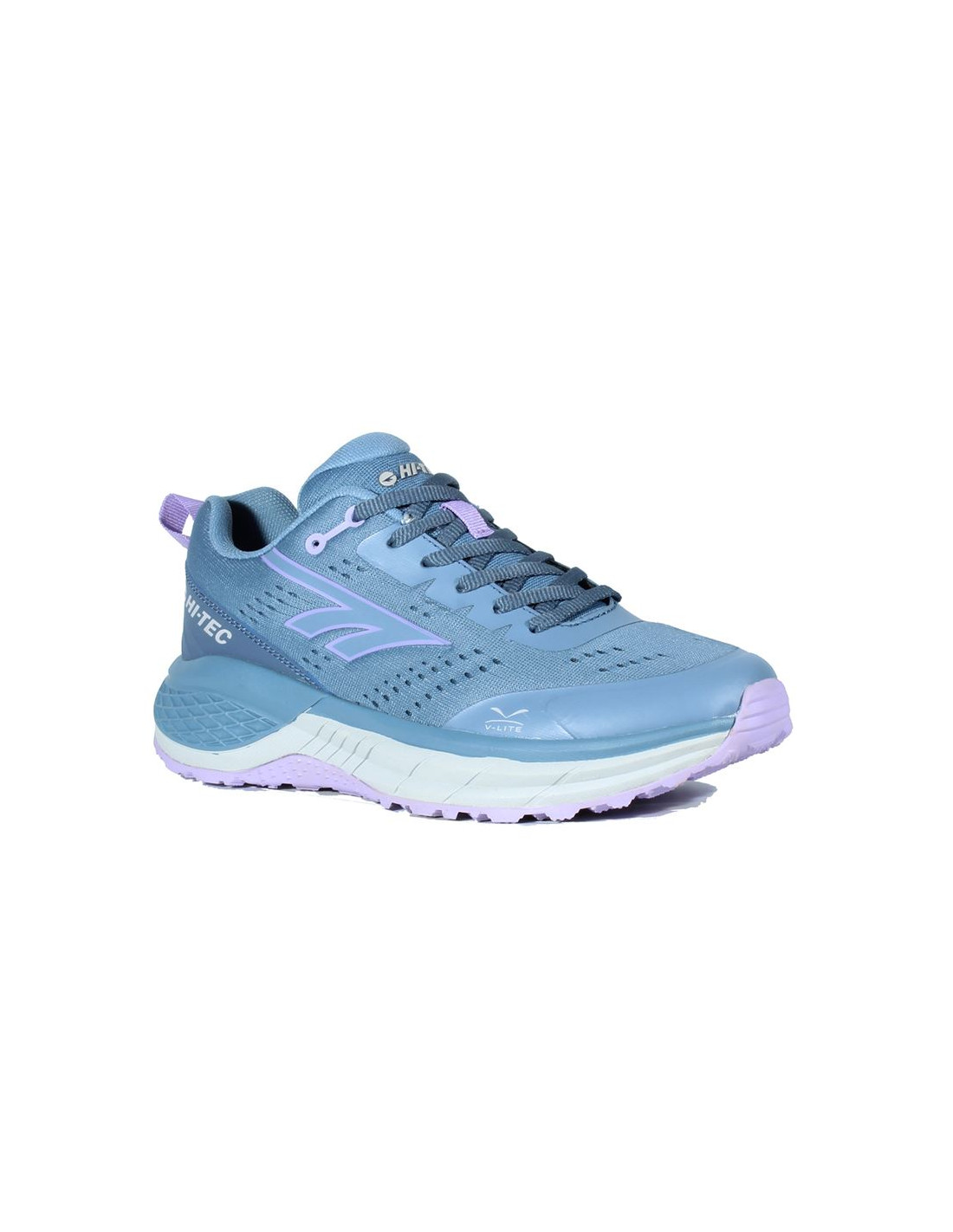 ZAPATILLAS DE MONTAñA HITEC TRAIL ENDURO FLINT STONE/PURPLE/ROSE MUJER