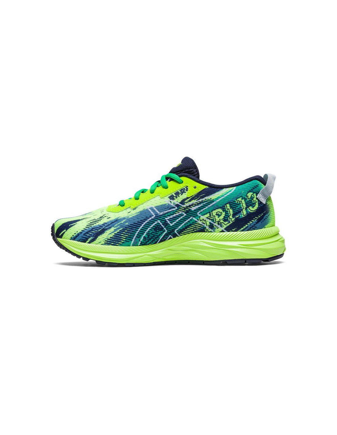 ZAPATILLAS DE RUNNING ASICS GELNOOSA TRI 13 GS VERDE INFANTIL